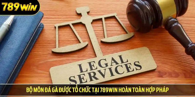 Bộ môn đá gà được tổ chức tại 789win hoàn toàn hợp pháp
