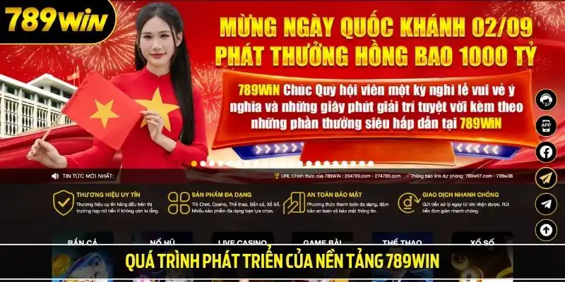 Quá trình phát triển của nền tảng 789win